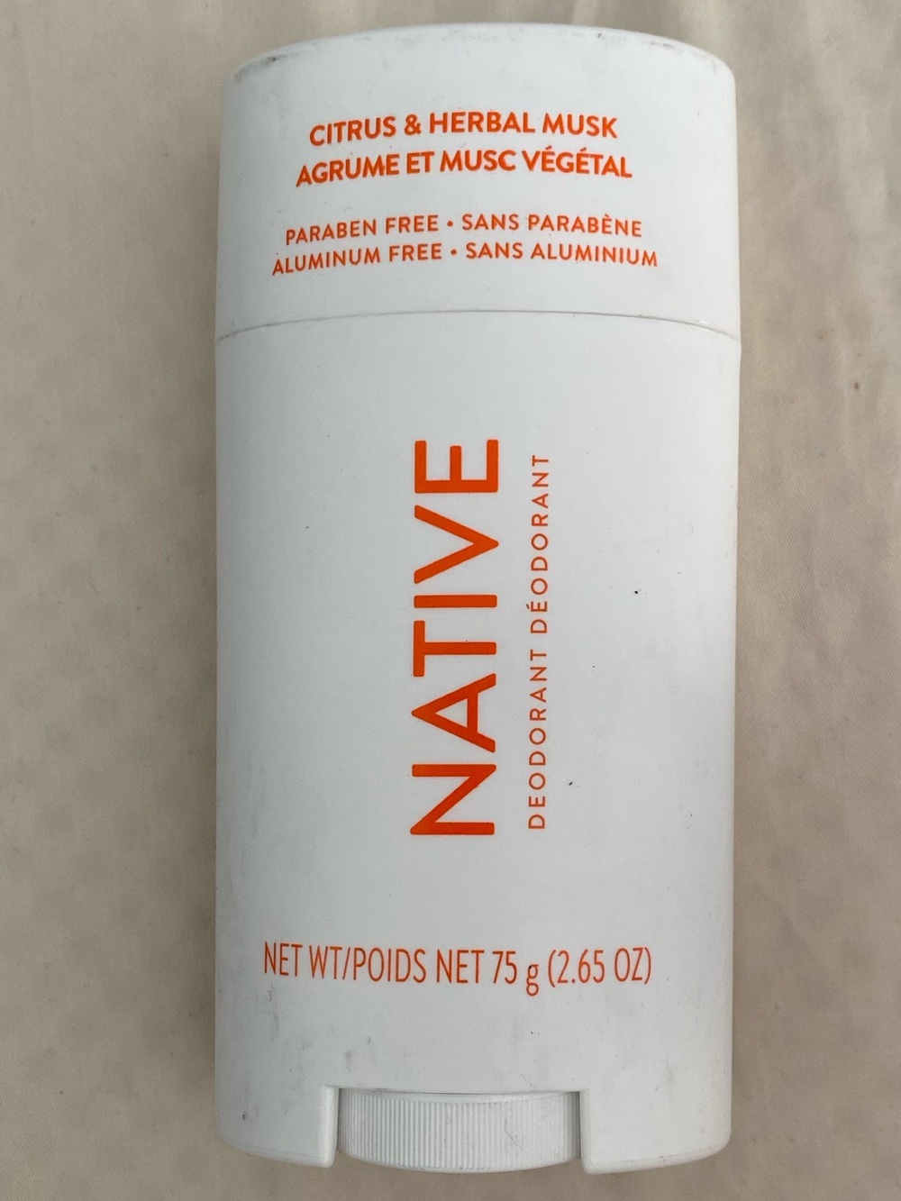 Native Citrus & Herbal Musk Deodorant Stick